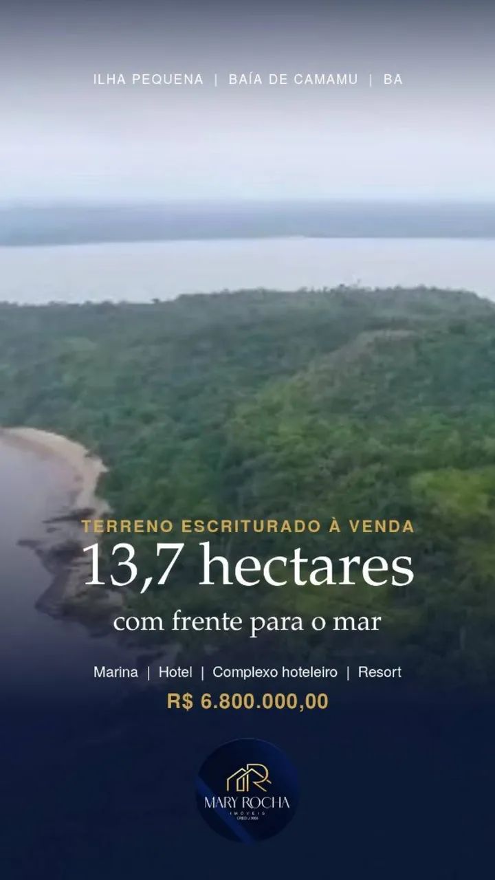 Terreno em Camamu - Ilha Pequena