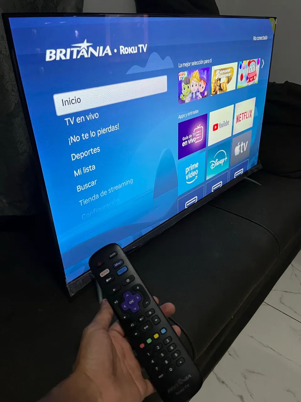 Tv Britânia 43 polegadas Nova com plástico  - Foto 2
