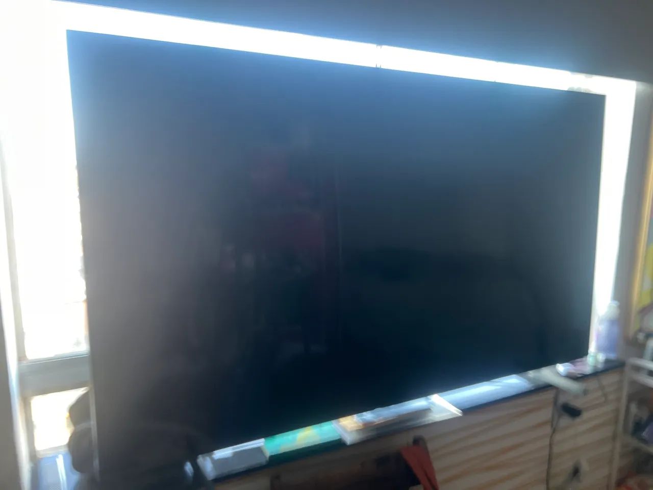 Samsung Crystal UHD 65? CU8000 - Tela Quebrada (Para Retirada de Peças) - Foto 2