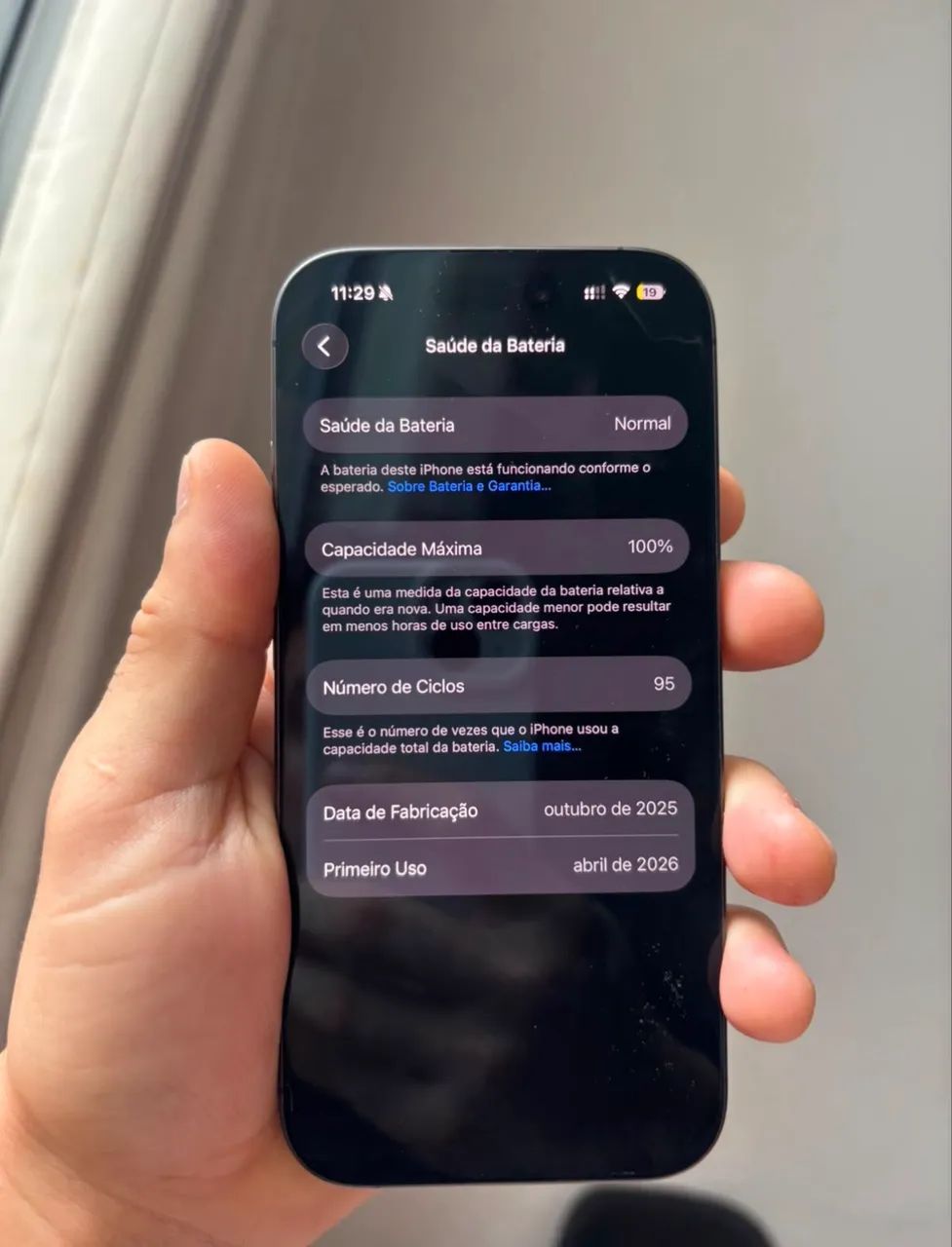iPhone 17 Excelente ( 100% bateria , na garantia )  - Foto 5