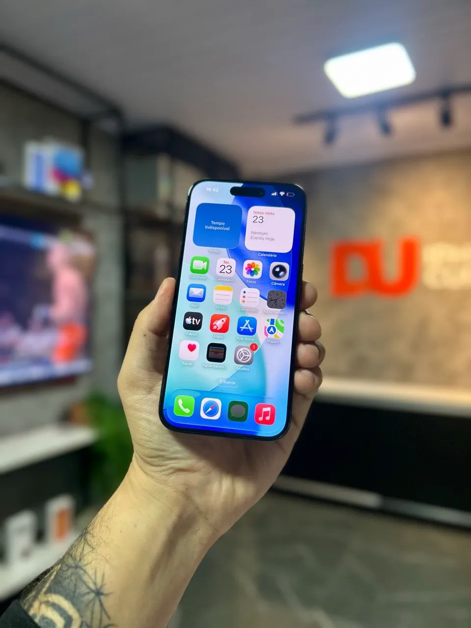 iPhone 15 Pro 256GB Azul - Foto 4
