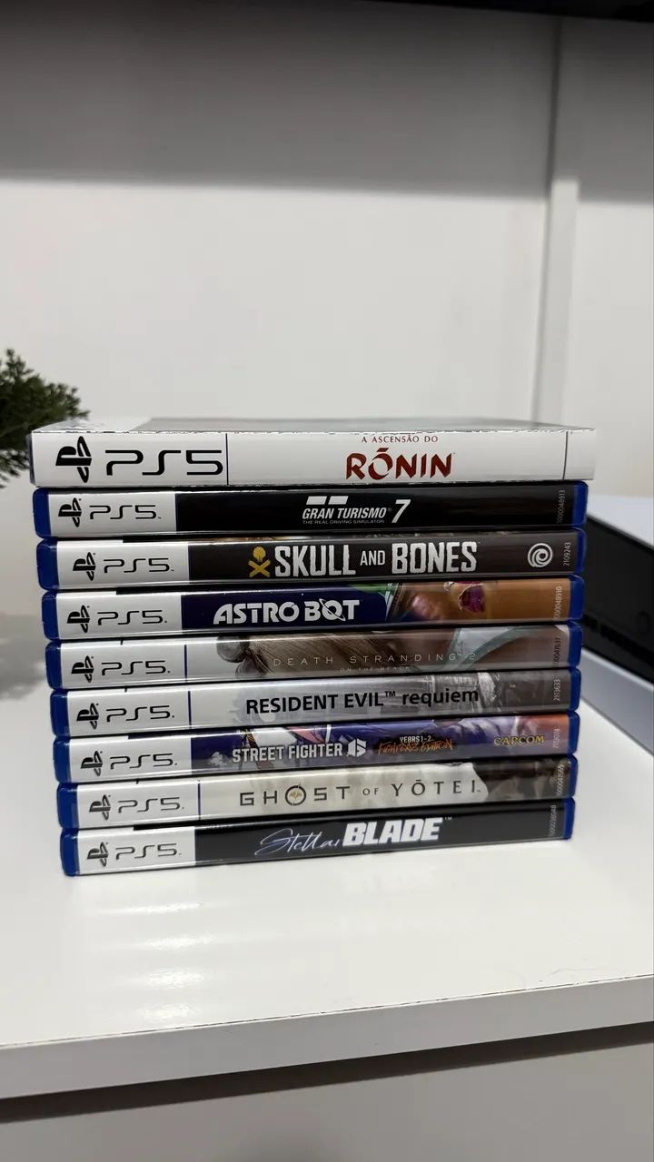 Jogos PS5 a partir de R$100,00