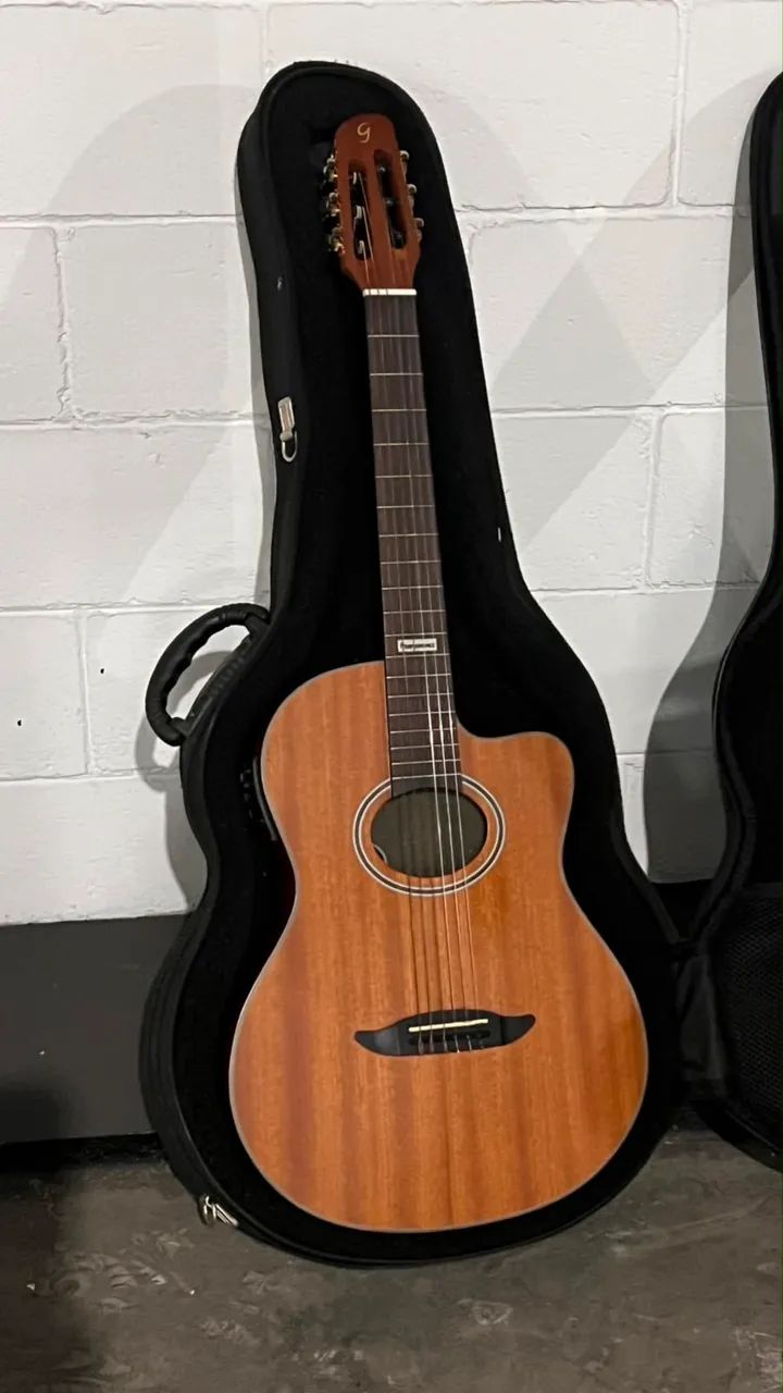 Viol ão Giannini Nylon Eletroacústico + Fishman Presys Blend + Case - Foto 4