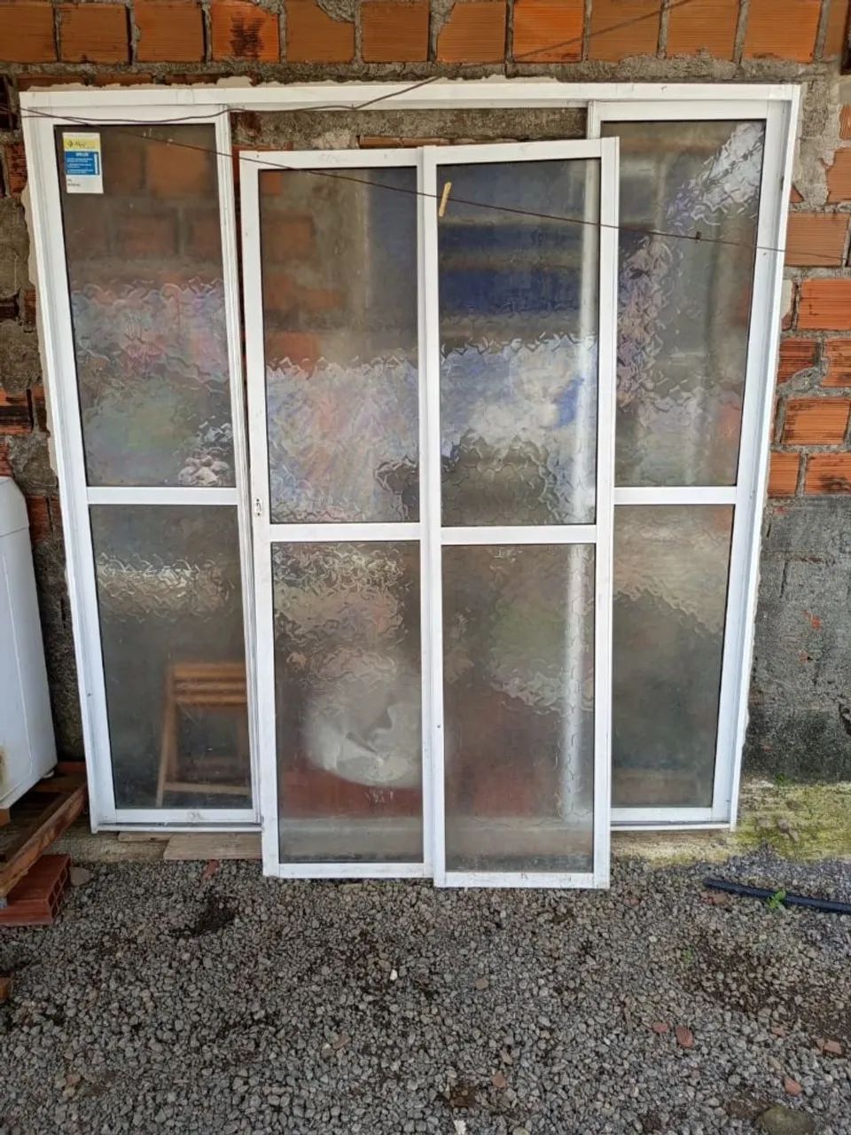 Porta de correr de vidro semi nova ZAP *71 - Foto 4