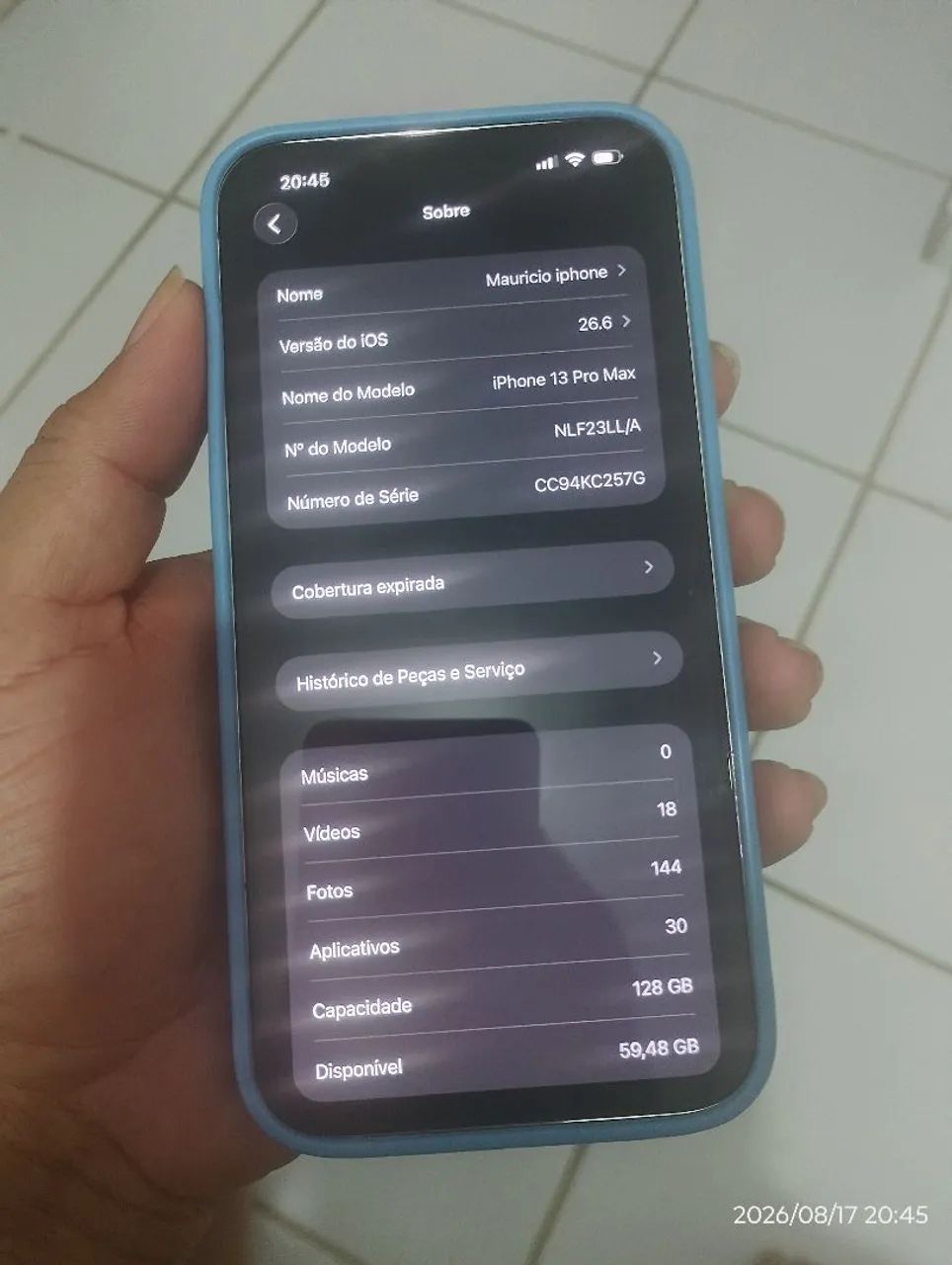 IPHONE 13 PRO MAX 126 GIGAS