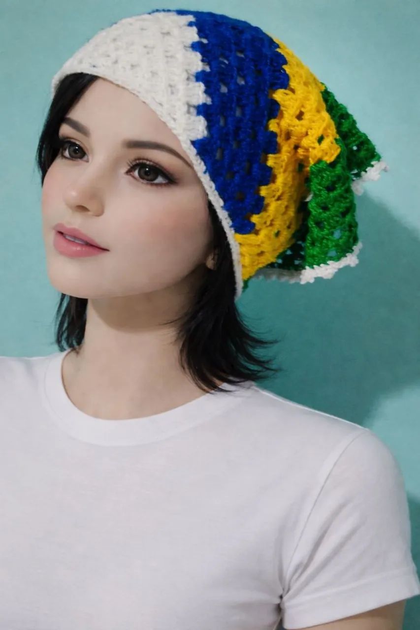 Bandanas de crochê do brasil 