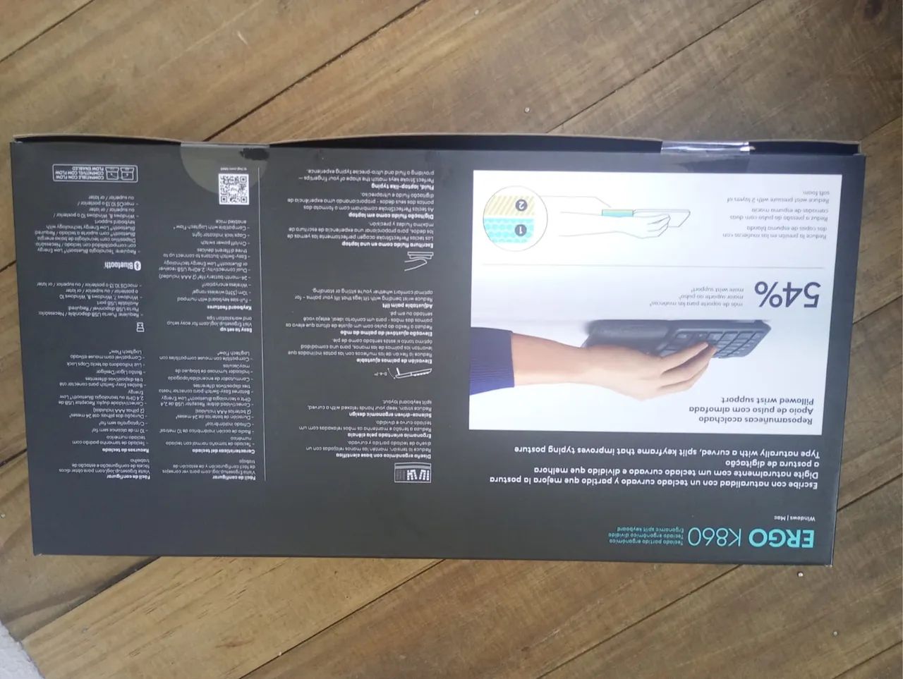 Teclado sem fio logitech ergo k860