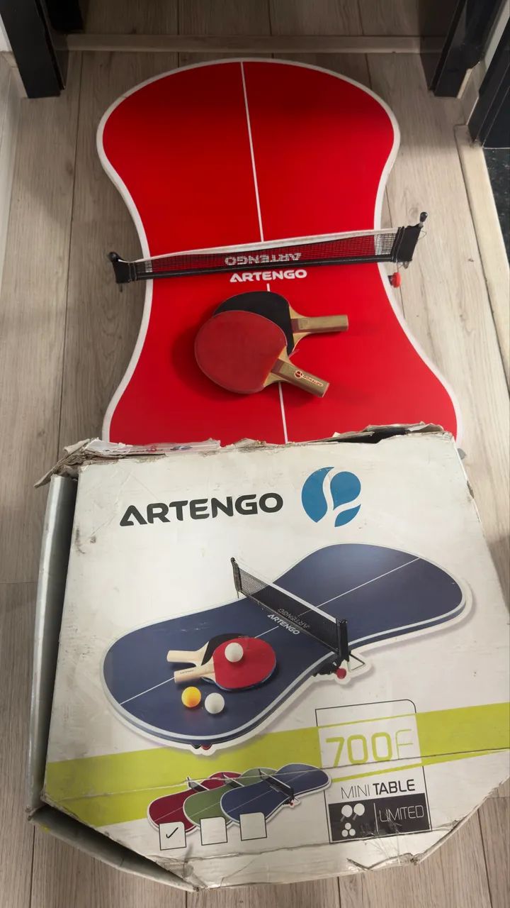 Mesa de Tênis de Mesa ( Artengo ) + rede + 2 raquetes  - Foto 2