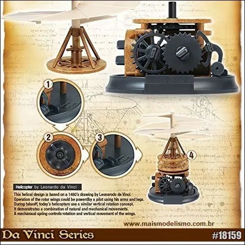 ACADEMY MODELO DA VINCI SERIES HELICOPTER - Foto 2