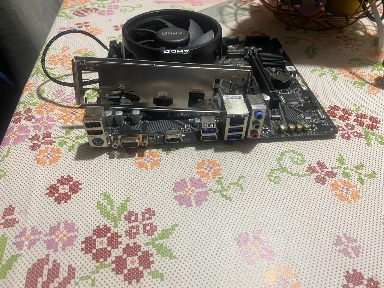 Kit placa mãe e processador  - Foto 4