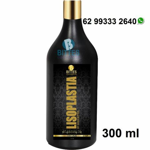 300 ml Lisoplastia Gold Bittes Hair Profissional Cosméticos Tratamento Capilar Hidratação