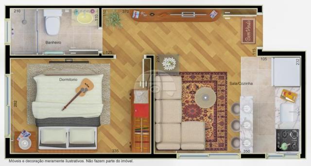 Apartamento à venda com 1 dormitórios em São francisco, Curitiba cod:152568 - Foto 5