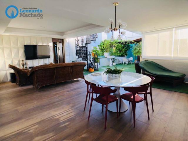 Apartamento Cobertura com 4 dormitórios à venda, 346 m² por R$ 2.500.000 - Meireles - Fort - Foto 6