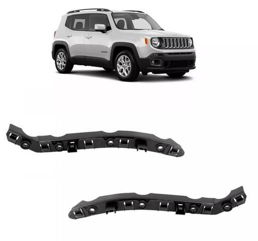 Par Guia Suporte Parachoque Dianteiro Renegade 2015 a 2019