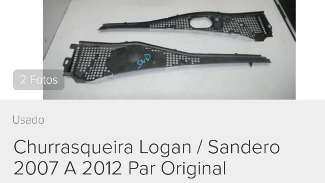 Moldura Churrasqueira Renault Logan a 2007 Original