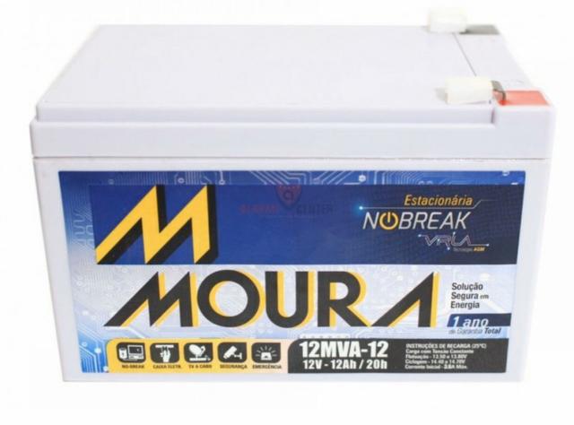 Bateria moura 12v 12ah - Foto 2