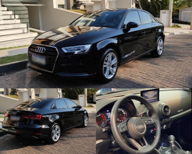 AUDI A3 SEDAN PRESTIGE 1.4 TFSI PRETO 2020  BAIXO KM! 