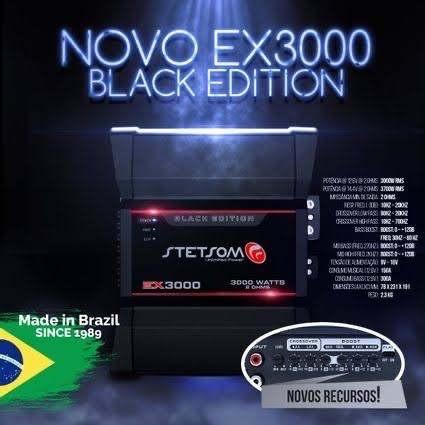 Stetsom EX3000 Black 1 2 e 4 ohms novo 1 ano de Garantia  - Foto 2