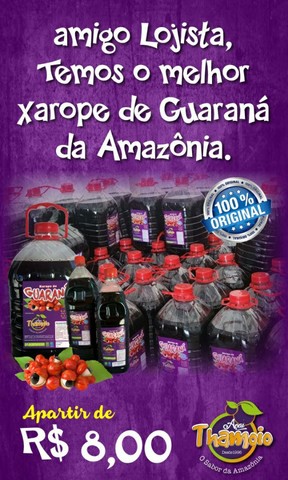 Xarope de guaraná 5litros!!!