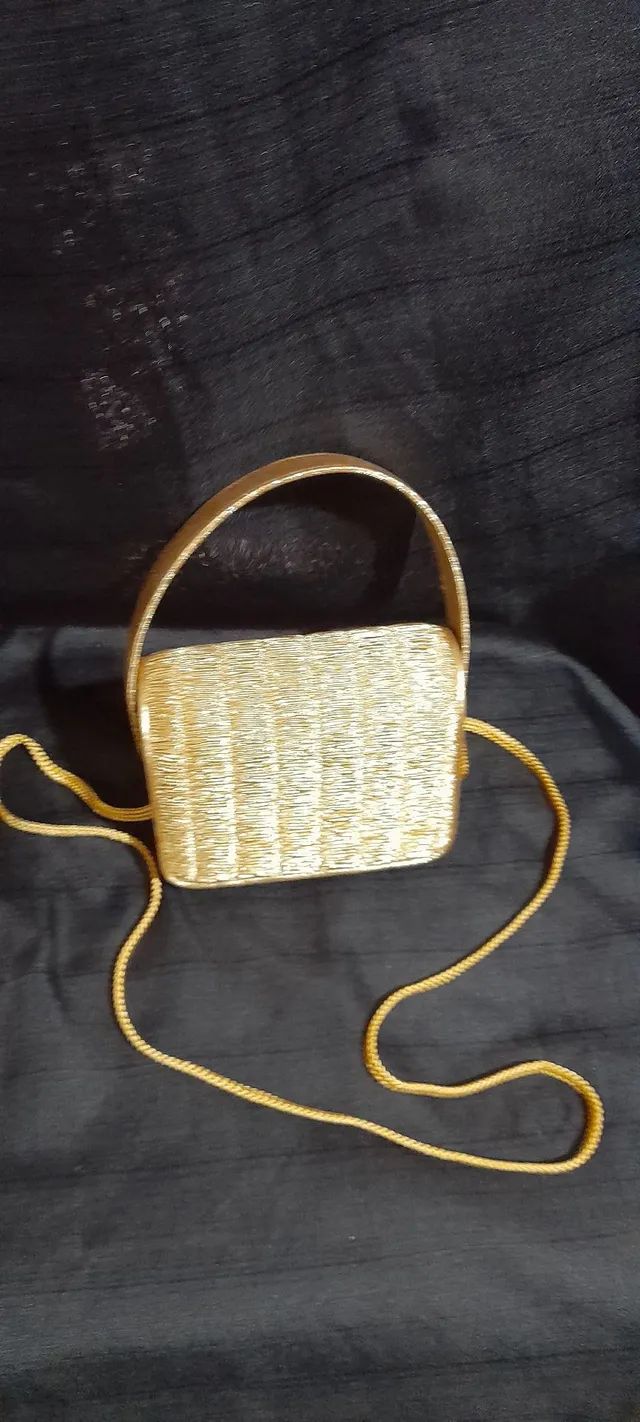 BOLSA DOURADA ELKA  - Foto 2