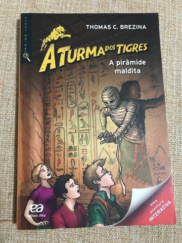 Livro A Turma dos Tigres - a pirâmide maldita