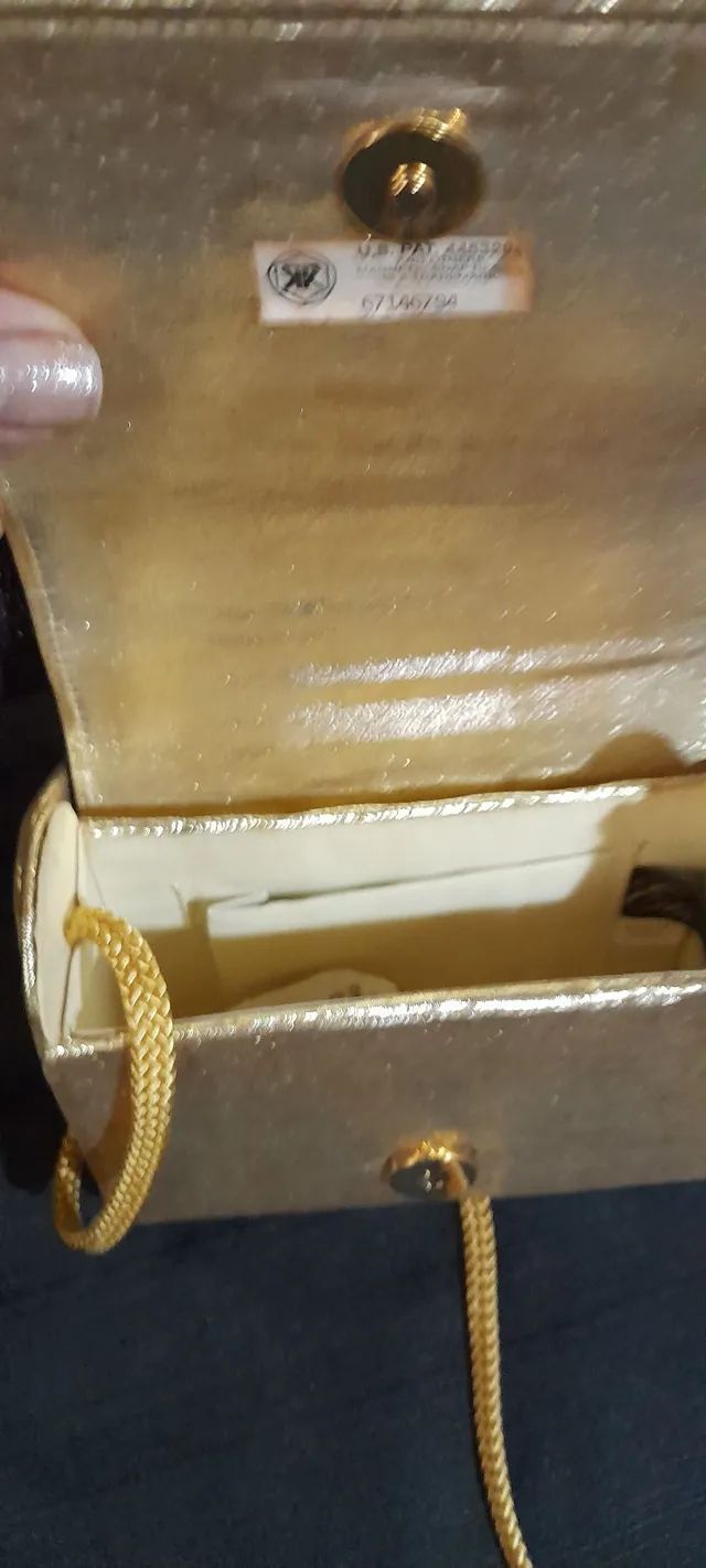 BOLSA DOURADA ELKA  - Foto 3