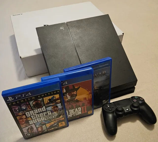 Playstation 4 Usado Sony Ps4 500gb Fat - Escorrega o Preço