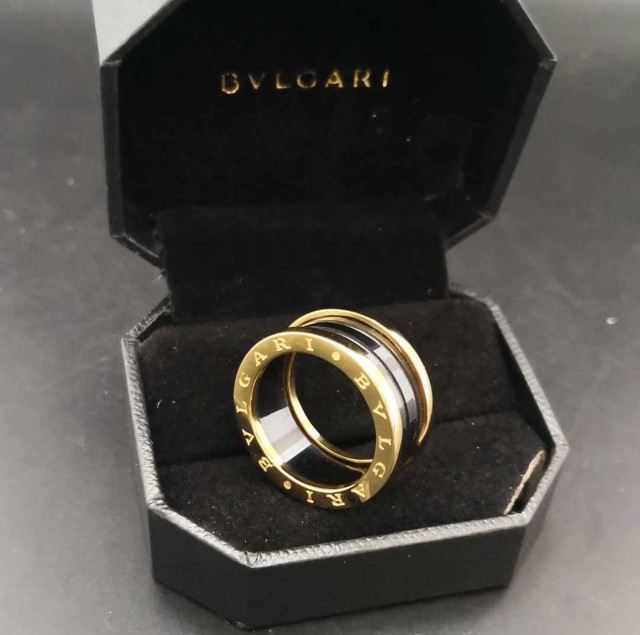   Alianças aneis de luxo bvlgari com caixa original bulgari - Foto 5