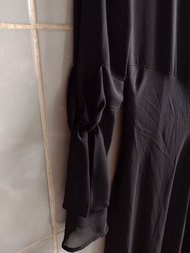 Vestido preto longo veste 34 até 38  - Foto 5