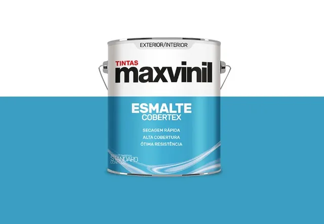 R$ 79,90 Tinta Esmalte Standart Cobertex Maxvinil 3,6 L