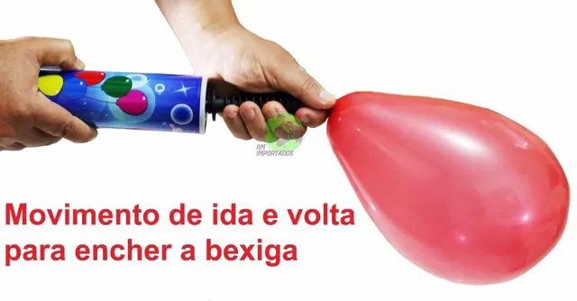 Bomba De Ar Manual Para Balao Cn502 32cmx6cm