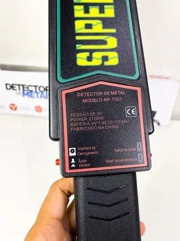 Detector De Metal Matais Manual Portátil Leve E Prático - Foto 4