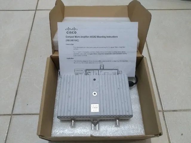 Amplificador Sinal TV Cabo Compact Micro Amplifier Cisco A93262 - Foto 2