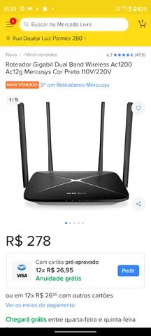 Roteador R$ 18064330135419267122