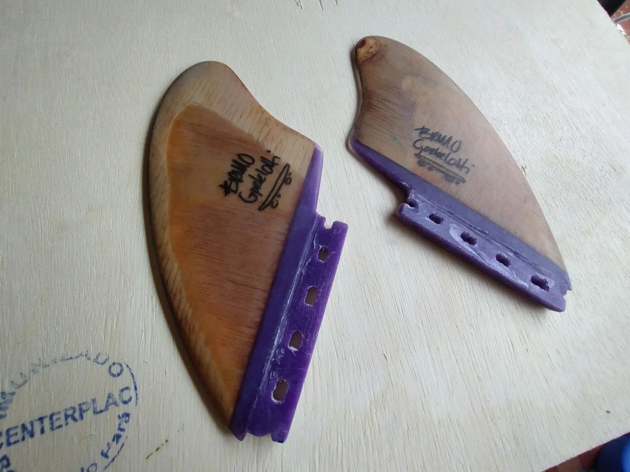 Biquilha de madeira prancha surf fish twin Fin future - Foto 2