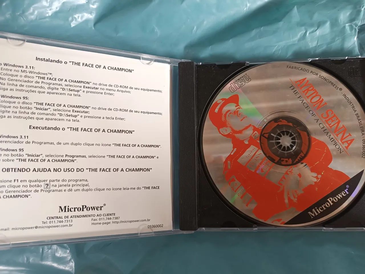 Cd ROM PC Ayrton Senna - The Face of a Champion micropower windows - Foto 2