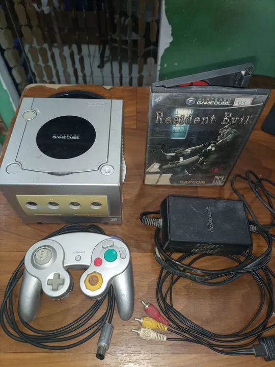Vídeo Game Nintendo Game Cube Completo Original + Resident Evil