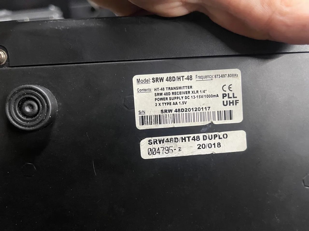 Microfone duplo sem fio Staner 48d 64253339054850123