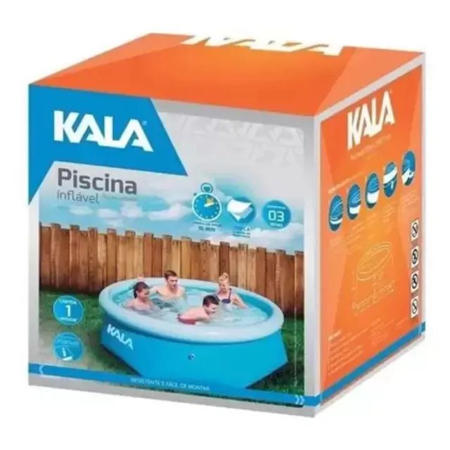 piscina inflavel 4000l kala 3,05mx76cm kala red 196126 promo
