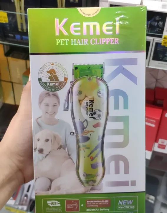 Máquina de tosar pelos para cães Kemei KM-CW2100 - Foto 3