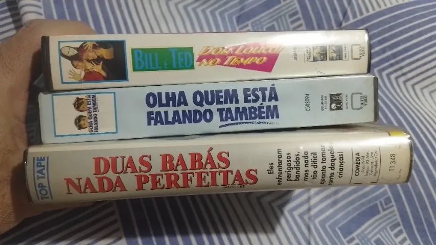 Kit 3 Filmes Vhs Comédia - Lote 2 - Ver Descrição - Foto 2