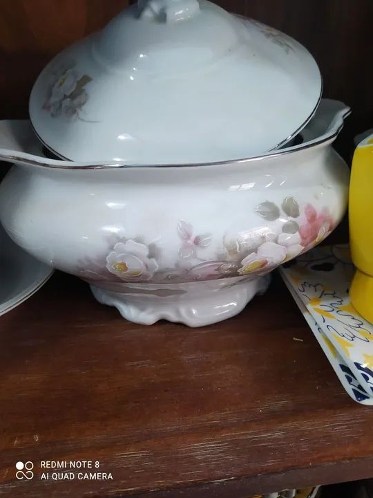 Jogo de jantar porcelana floral - Foto 2