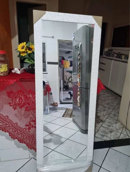 Espelhos grandes com moldura novos 