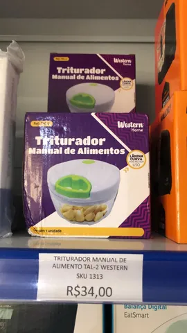 Triturador Manual de Alimentos