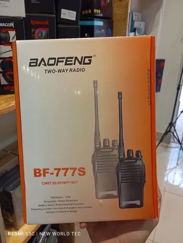 Rádio comunicador Baofeng 777s 
