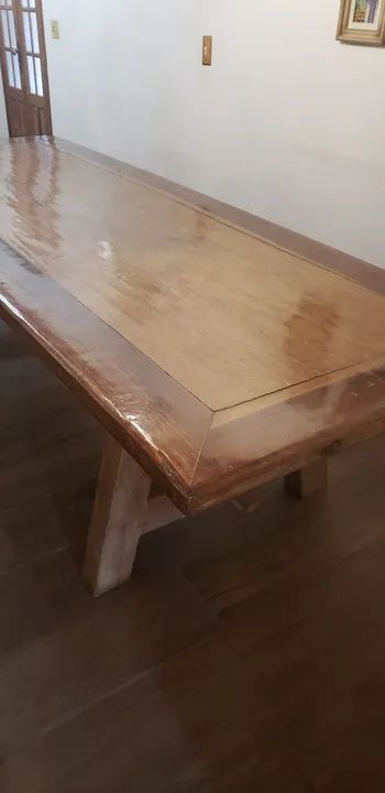 Mesa de madeira maciça - Foto 4
