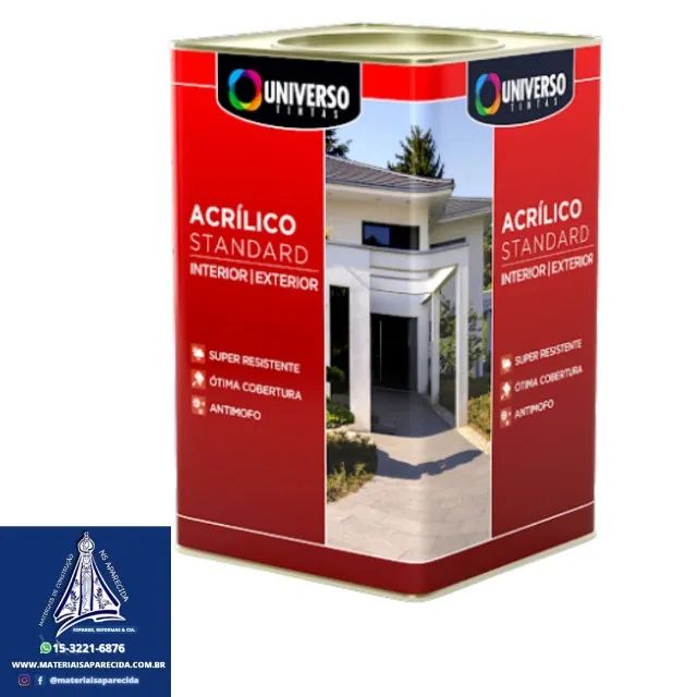 Tinta Parede Acrilica Externa Interna Unievrso Branca 18L - novo - Foto 2