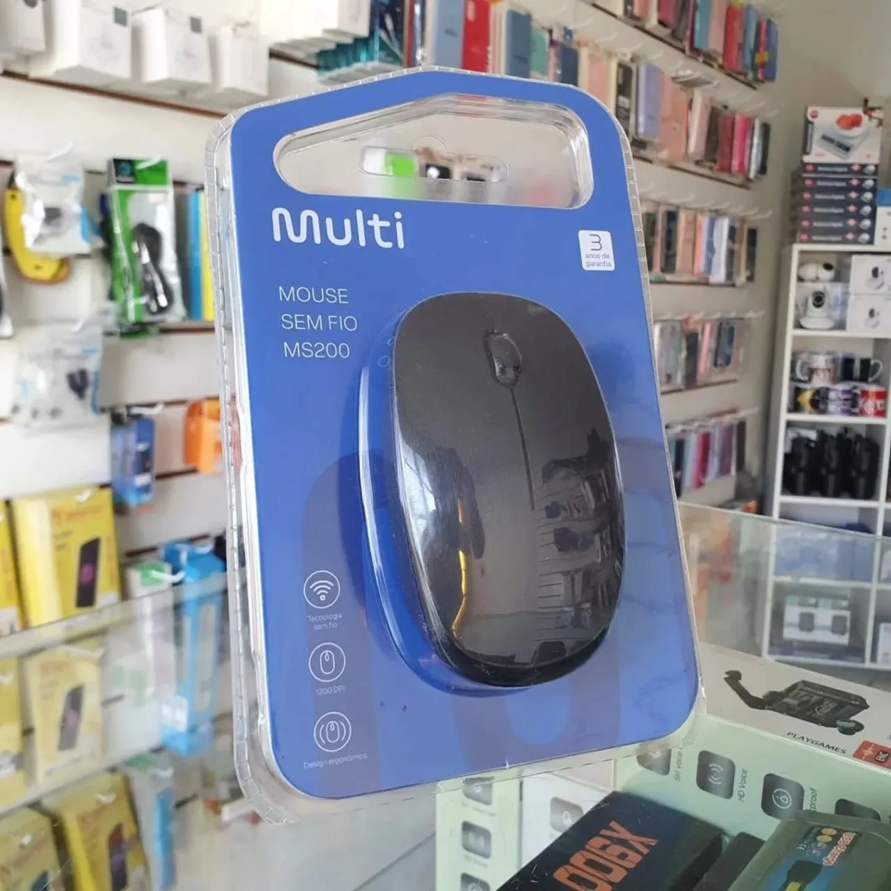 MOUSE SEM FIO STANDARD MULTILASER.