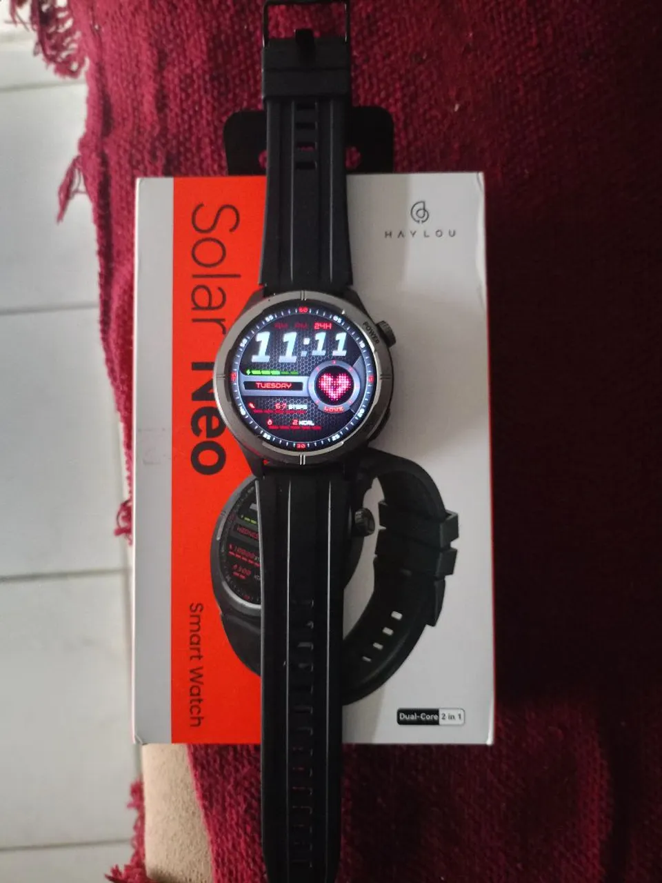 Smartwatch Haylou Solar Neo - Novo!