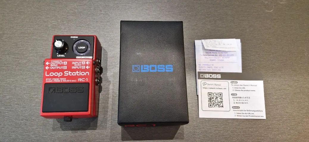 BOSS RC-1 Loop Station - Impecável / Usado Apenas 5 vezes